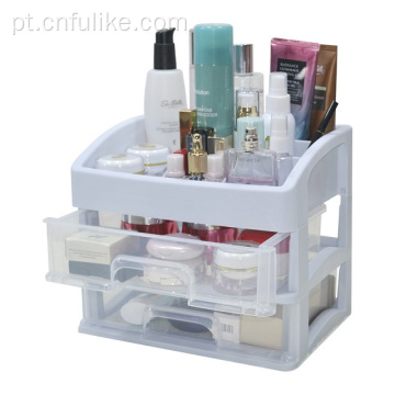 Caixa de armazenamento PP para cosméticos tipo gaveta transparente